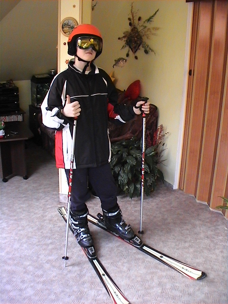 Nějaký lyžař, vůbec nevím jaký.